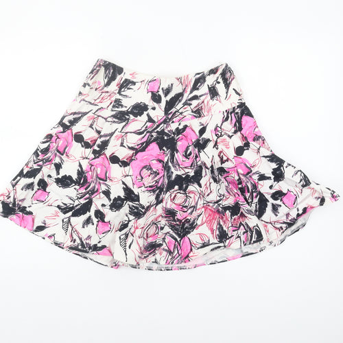 River Island Women's Floral Flare Skirt, Size S