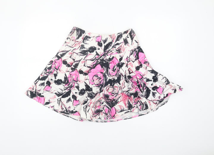River Island Women's Floral Flare Skirt, Size S
