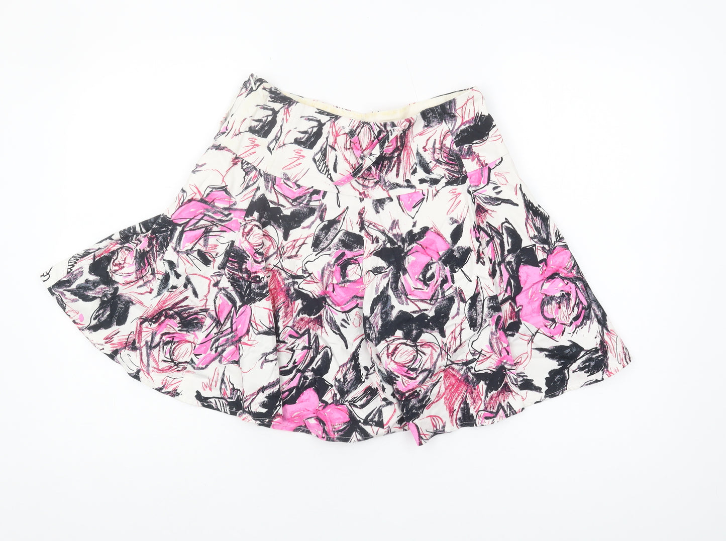 River Island Women's Floral Flare Skirt, Size S