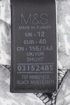Marks and Spencer Women's Multicoloured Trousers Size 12