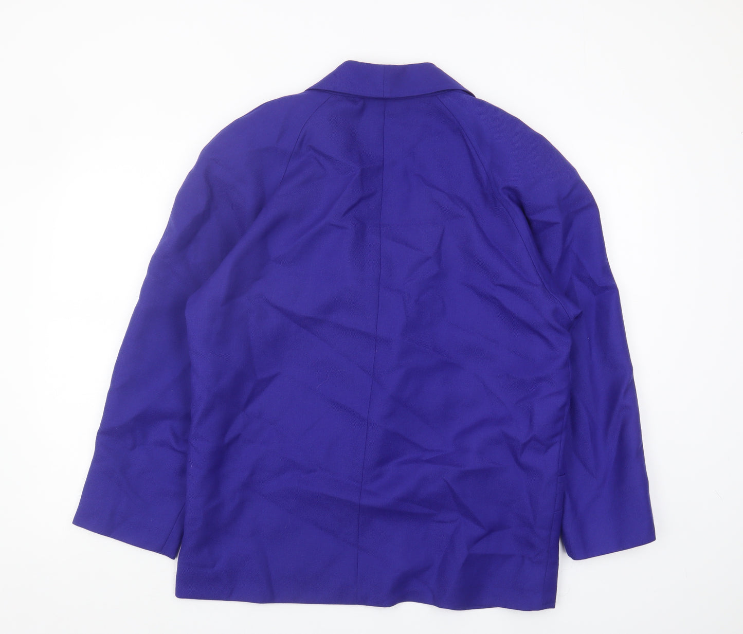 St.Bernard Women's Purple Wool Blazer, Size 14
