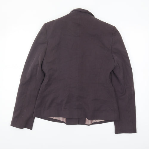 Principles Women's Purple Suit Jacket Size 12