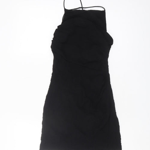 Zara Women's Black XS Slip Dress - Party Classic