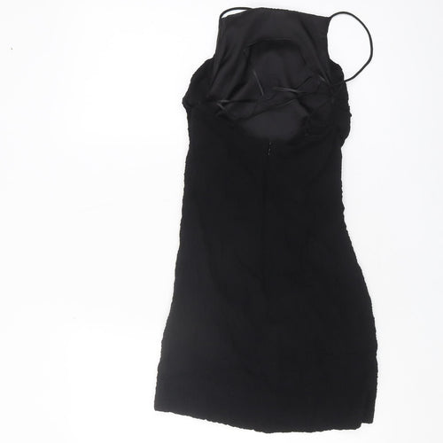 Zara Women's Black XS Slip Dress - Party Classic