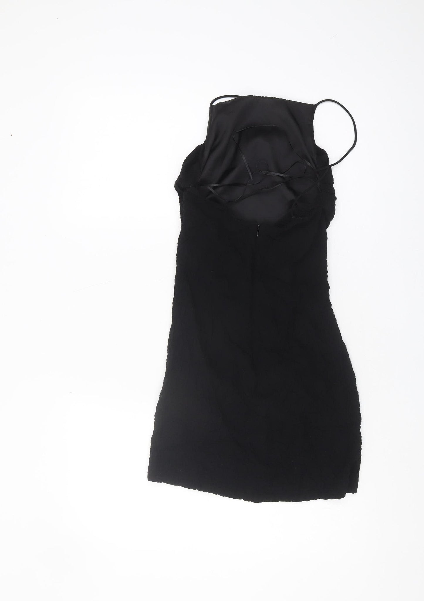 Zara Women's Black XS Slip Dress - Party Classic