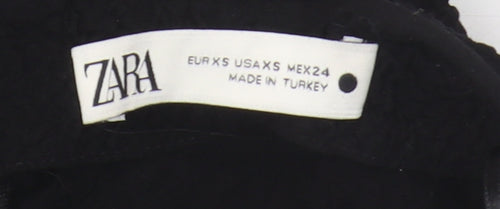 Zara Women's Black XS Slip Dress - Party Classic