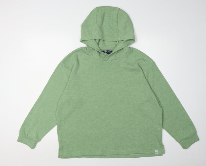 Regatta Women’s Green Hoodie, Size 14, Long Sleeve
