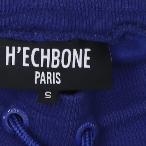 H'ECHBONE Blue Jogger Trousers S Unisex Casual
