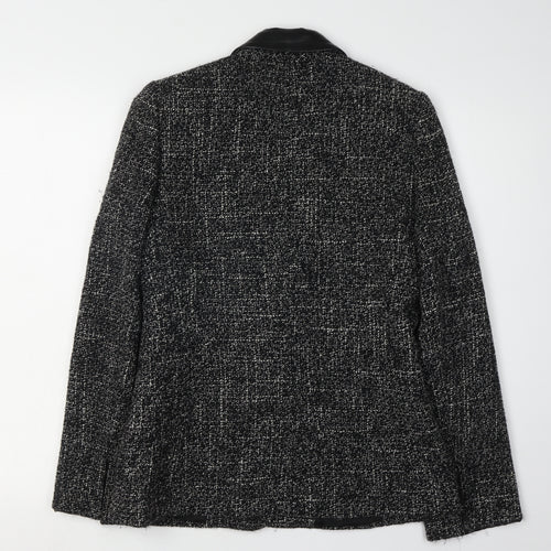 LB Women's Black Tweed Blazer - Size 8, Business Casual