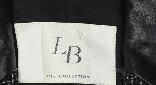 LB Women's Black Tweed Blazer - Size 8, Business Casual