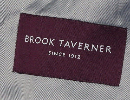 Brook Taverner Men's Grey Regular Fit Suit Jacket 48R