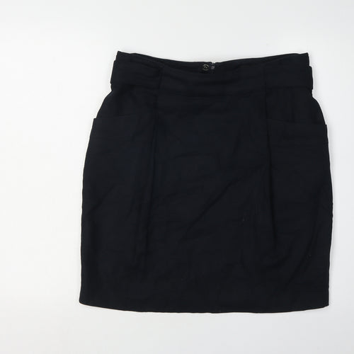 Marks and Spencer Women's Black Pencil Skirt, Size 14