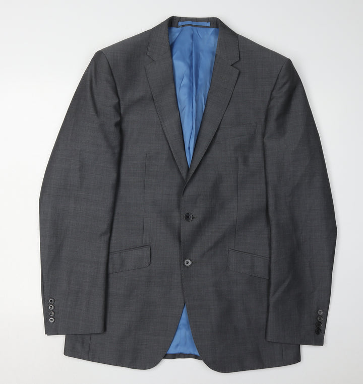Marks and Spencer Men's Grey Suit Jacket 40L
