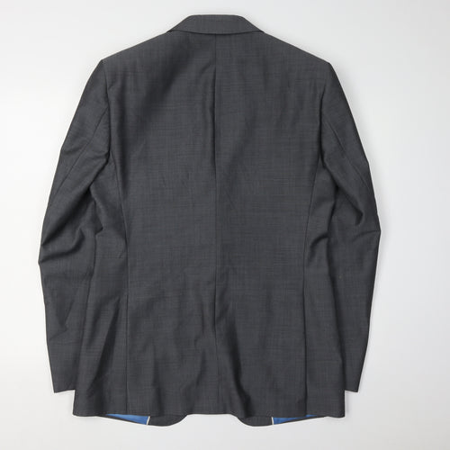 Marks and Spencer Men's Grey Suit Jacket 40L