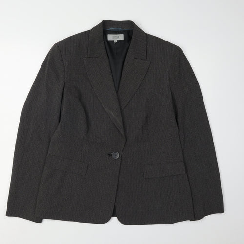 Marks and Spencer Women's Black Blazer Size 14 Classic Fit