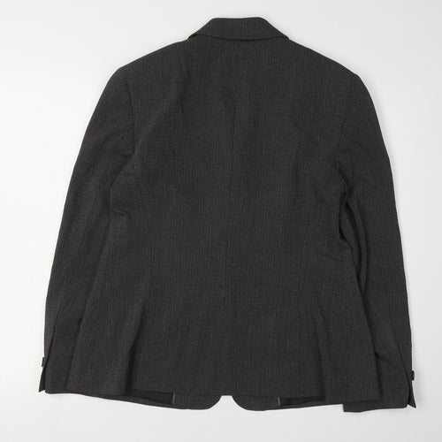 Marks and Spencer Women's Black Blazer Size 14 Classic Fit