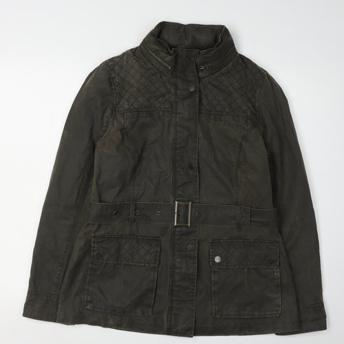 Marks and Spencer Women's Green Military Jacket Size 12