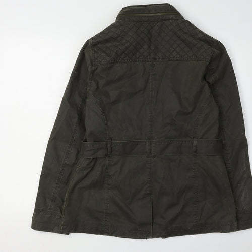 Marks and Spencer Women's Green Military Jacket Size 12