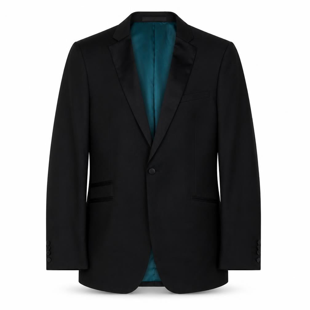 Front view of Marks & Spencer Men's Black Formal Jacket 42L