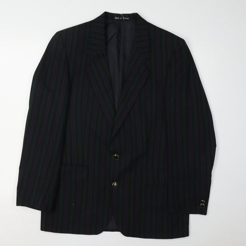 Brook Taverner Men's Multicoloured Striped Blazer 38R