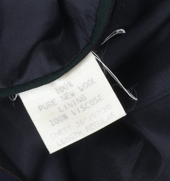 Brook Taverner Men's Multicoloured Striped Blazer 38R