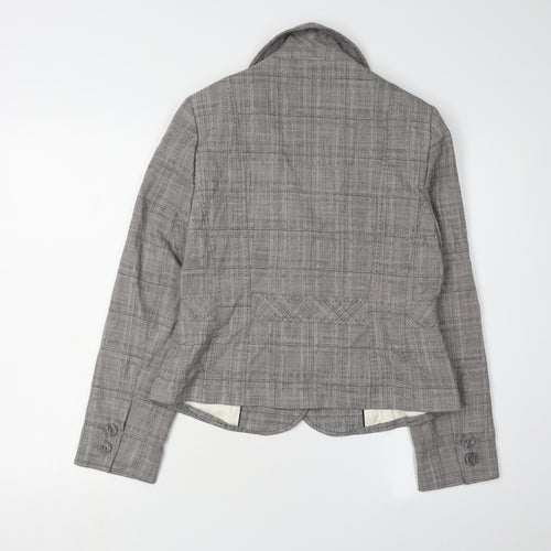 Next Women's Grey Petites Blazer Size 12 - Classic Fit