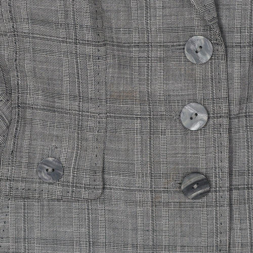 Next Women's Grey Petites Blazer Size 12 - Classic Fit