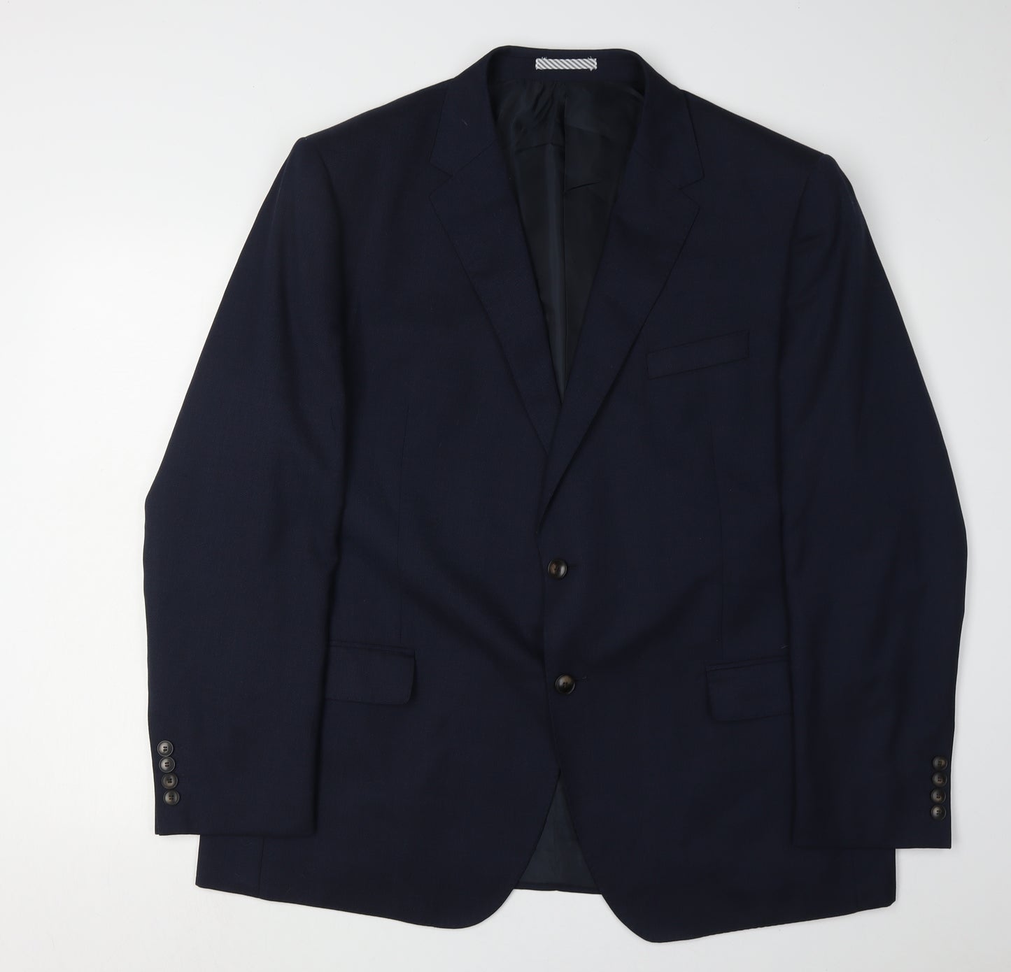 Marks and Spencer Men's Blue Blazer, Size 46R Business