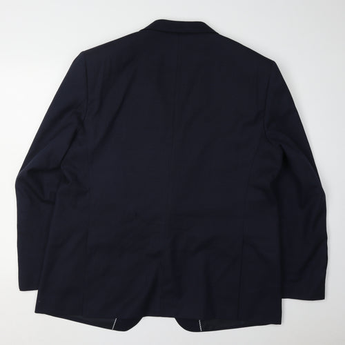 Marks and Spencer Men's Blue Blazer, Size 46R Business