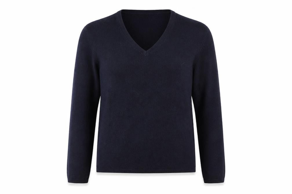 Front view of Marks & Spencer Women's Black jumper, size 14