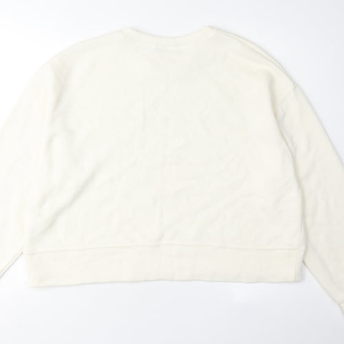 Zara Women's Ivory Pullover Sweatshirt Size 12