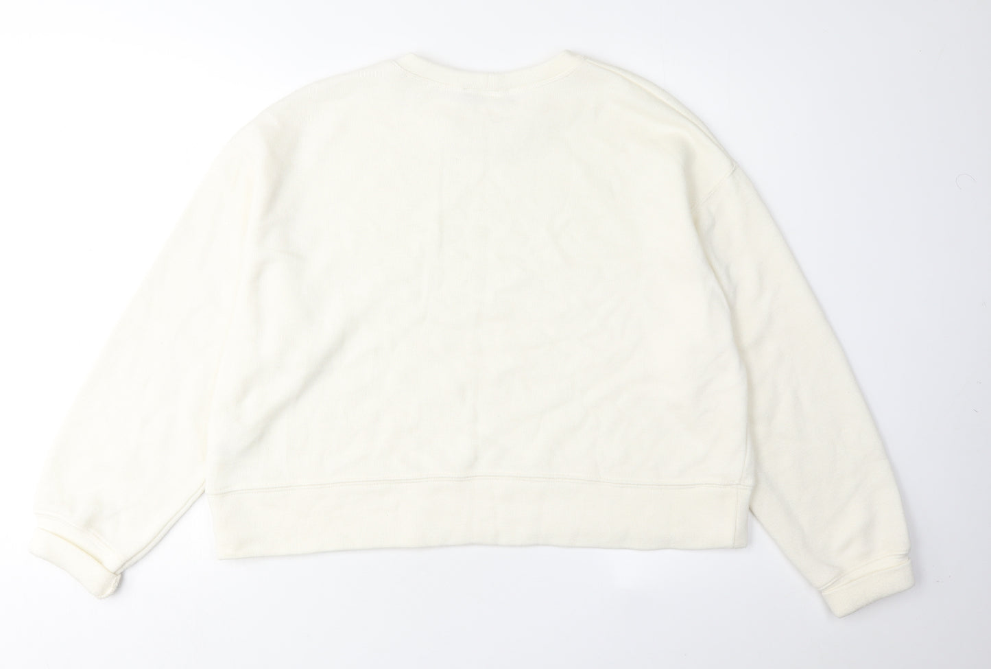 Zara Women's Ivory Pullover Sweatshirt Size 12