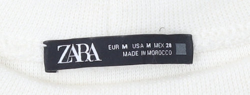 Zara Women's Ivory Pullover Sweatshirt Size 12