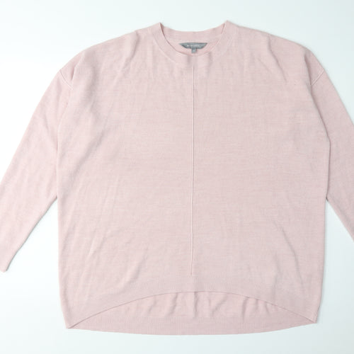 Principles Women's Pink Pullover Jumper Size 18
