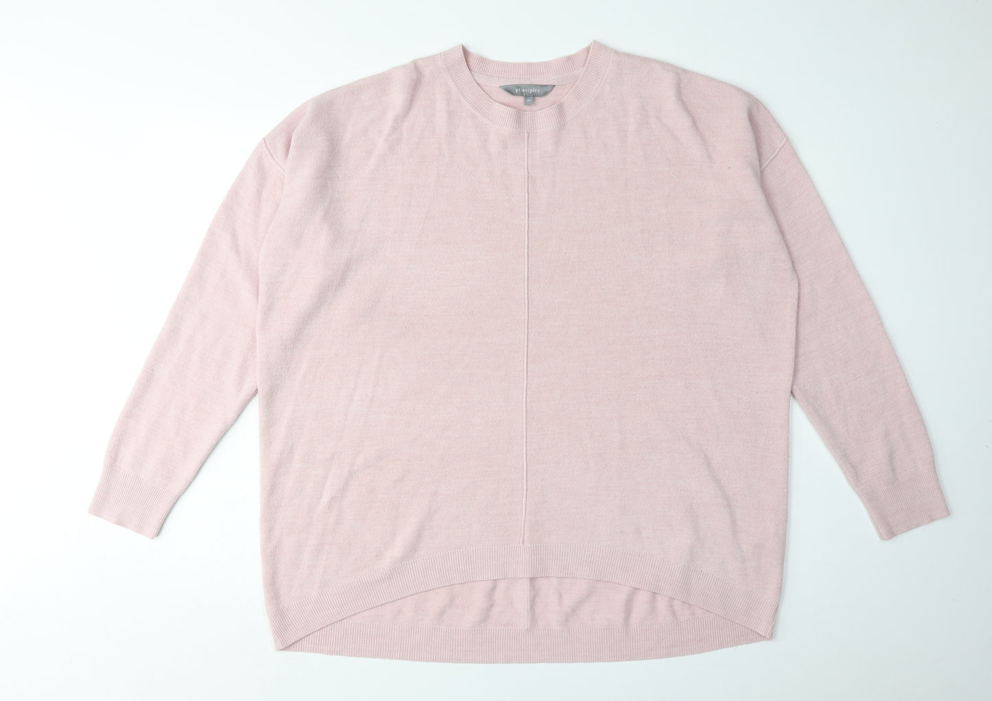 Principles Women's Pink Pullover Jumper Size 18