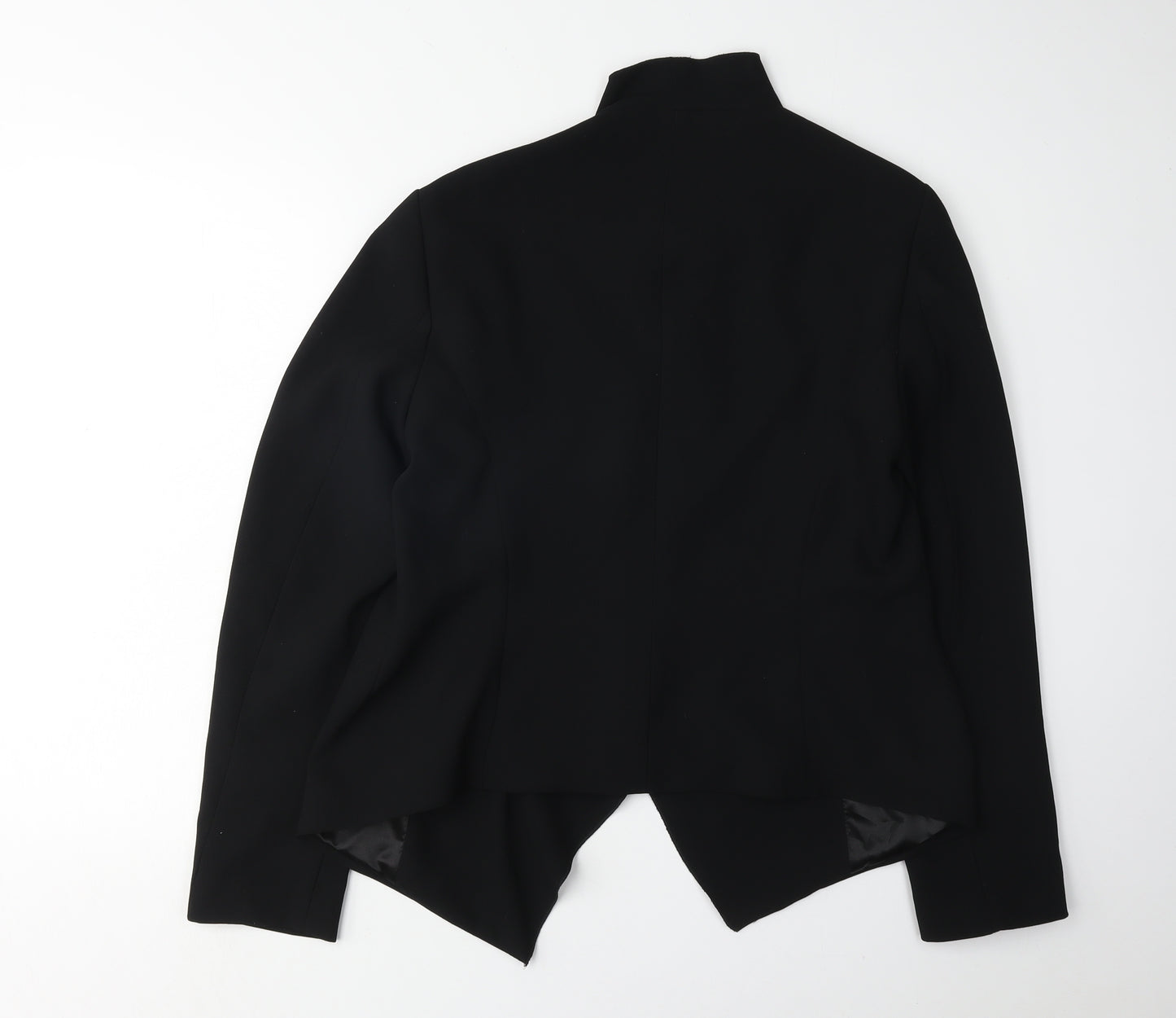 Zara Women's Black Blazer Size 12 Long Sleeve