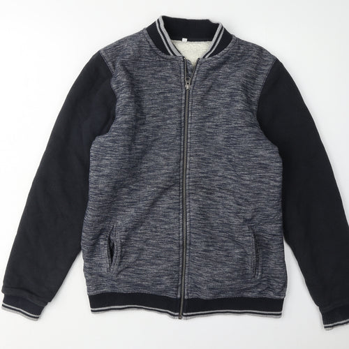 Marks and Spencer Boys Blue Full Zip Hoodie 13-14 Years