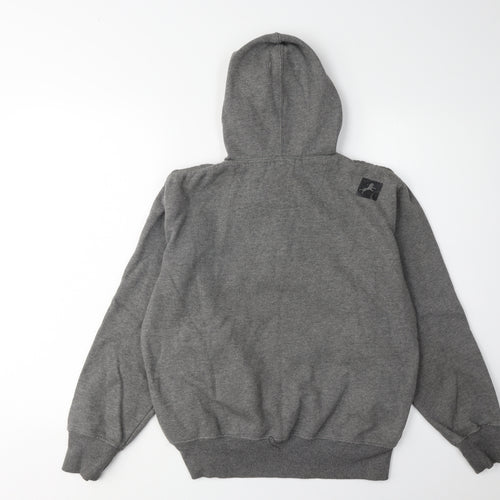 D-Issue Men's Grey Henley Hoodie S