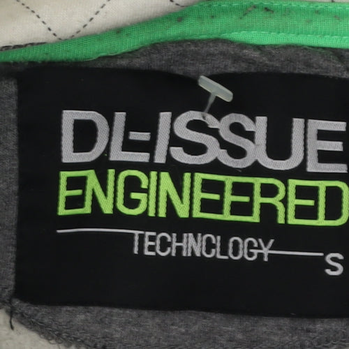 D-Issue Men's Grey Henley Hoodie S