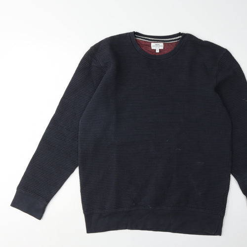 Next Men's Black Medium Pullover Sweatshirt