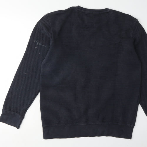 Next Men's Black Medium Pullover Sweatshirt