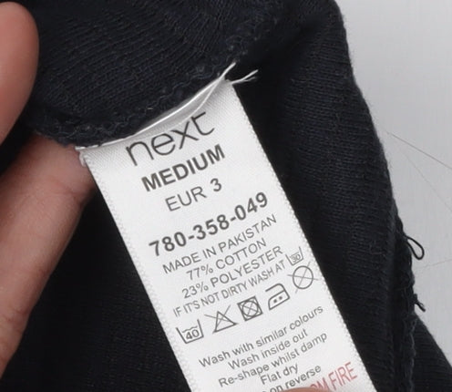 Next Men's Black Medium Pullover Sweatshirt