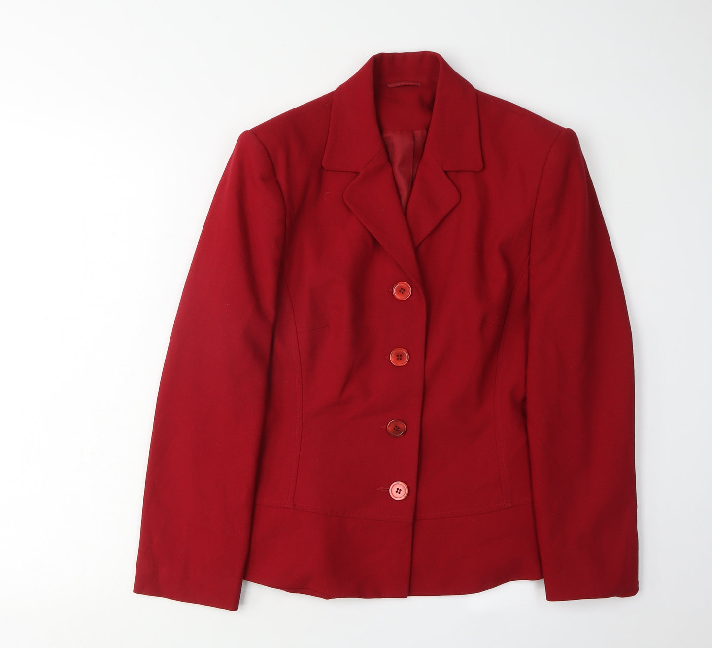 Next Women’s Red Blazer, Size 10, Petite, Regular Fit