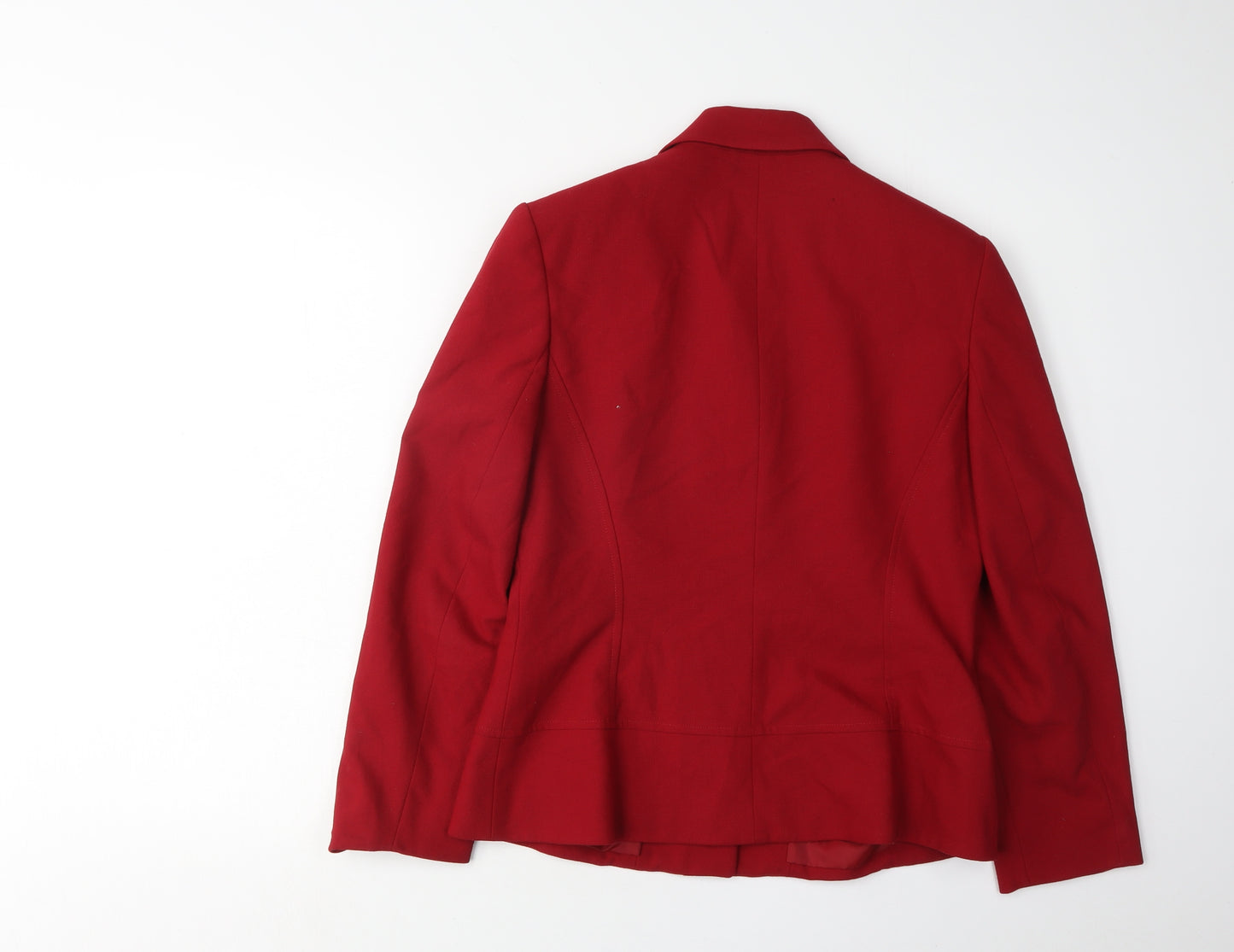 Next Women’s Red Blazer, Size 10, Petite, Regular Fit