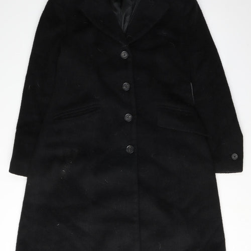Four Seasons Women's Black Mid-Length Overcoat S