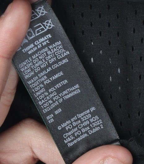Marks and Spencer Women's Black Hooded Parka S