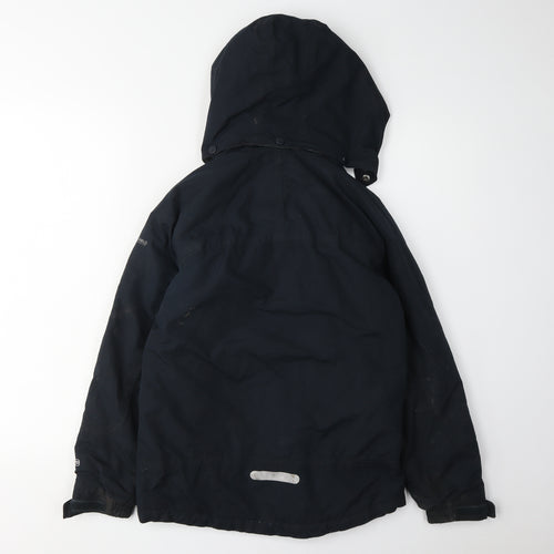 Trespass Boys Black Waterproof Hooded Jacket 9-10 Years