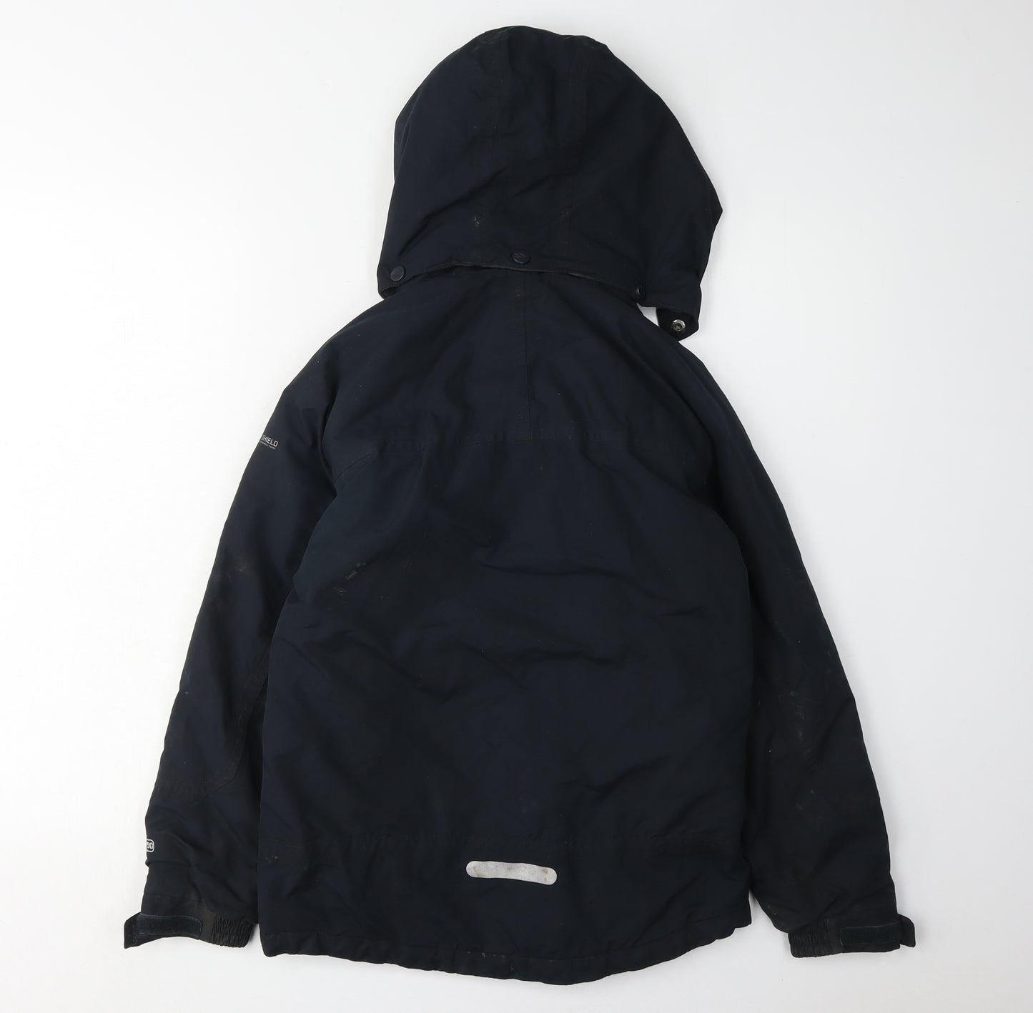 Trespass Boys Black Waterproof Hooded Jacket 9-10 Years