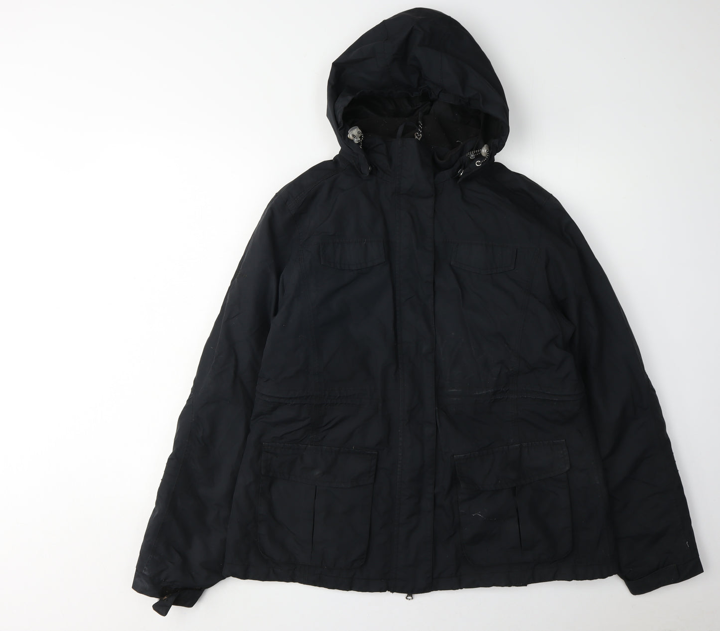 Shires Equestrian Women's Black Anorak Jacket L
