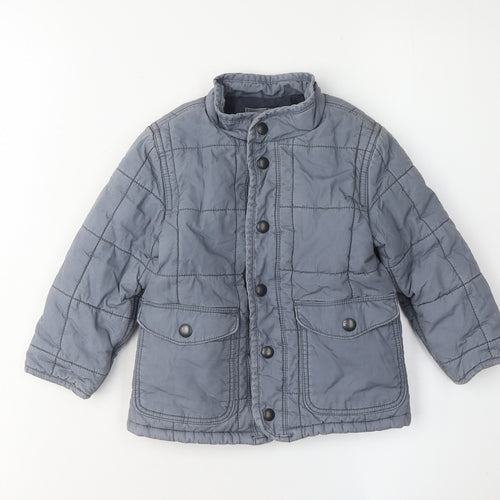 babyGap Boys Grey Quilted Jacket 2 Years - Stylish & Practical